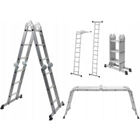 Vorel létra 3,4 m alumínium 1 x 12 150 kg-ig