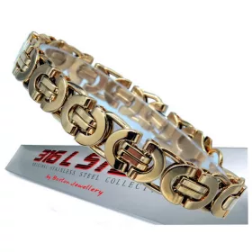  DIVATOS ARANY KARKÖTŐ FÉRFI SEBÉSZETI ACÉL 316L 12mm