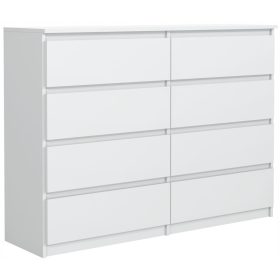 Fehér szekrény 140 cm -es 8 fiók a gyártótól!