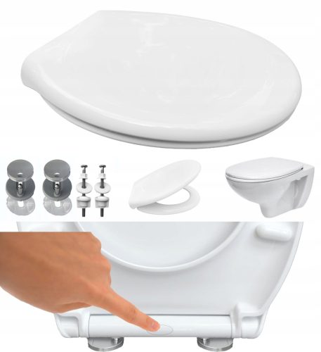 WC ülőkék - Lassú alakú WC -táblák univerzális szabvány