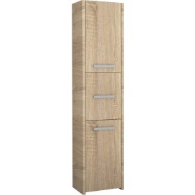 Fürdőszoba szekrény 40 cm 3 ajtó sonoma oszlop