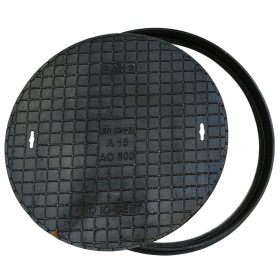    Kerek öntöttvas NYÍLÓ AO 600. Öntöttvas szeptikus tartály fedele