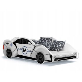   Egyszemélyes ágy gyerekeknek - Autós ágy 180x90 autó + CARS matrac