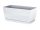  Prosperplast virágcserép 40 cm x 19 x 18,5 cm átmérője 39 cm műanyag fehér