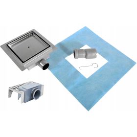 AquaTec négyzet lefolyó 20 cm