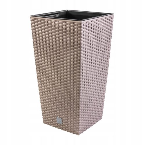  Prosperplast virágcserép 32 cm x 32,5 x 61 cm átmérőjű 1 cm műanyag barna és bézs árnyalatú