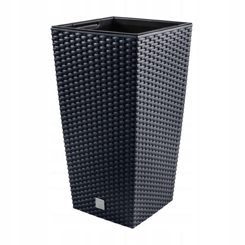  Prosperplast virágcserép 32,5 cm x 32,5 x 61 cm átmérő 32,5 cm műanyag fekete