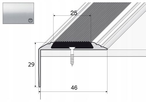 Lépcső élvédő profilok - 4 x Ø12 mm tanúsítvány