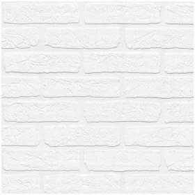 BRICK Tapéta Fehér TÉGLA Nem szőtt festés