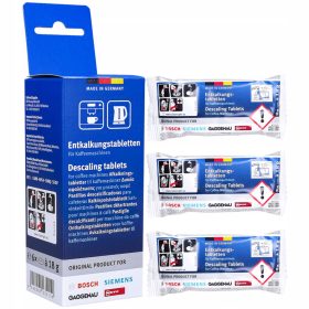   Vízkőoldó tablettákban Bosch kávégépekhez VÍZKÜLÖNZŐ SIEMENS BOSCH kávéfőzőgépekhez
