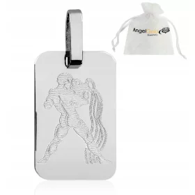  VÍZÖNTŐ ZODIAKUS FÜGGŐ, EZÜST 925