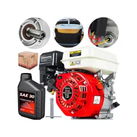   Univerzális belső égésű motor GX160 OHV 6.5 20MM KIARUSITAS