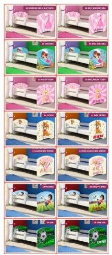 ACMA II ágy 75 x 144 cm, többszínű