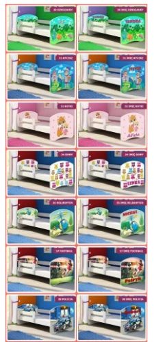 ACMA II ágy 75 x 144 cm, többszínű