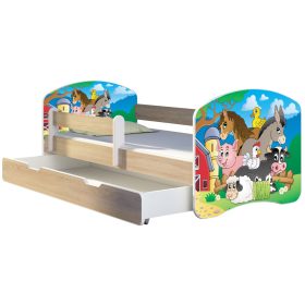  ACMA II ágy 75 x 144 cm tölgy