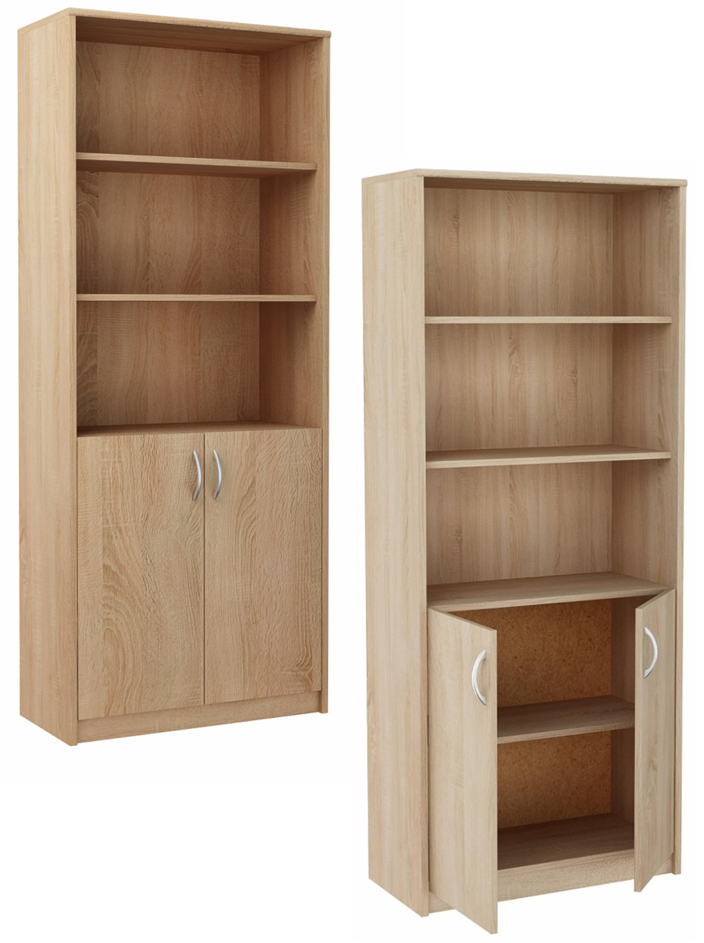 Irodai könyvespolc szekrény kabinet R7 Sonoma - www.kamenik.