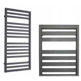    Hydro-Mat 712 W-os vizes fürdőszobai radiátor 530 x 1280 mm króm, szürke