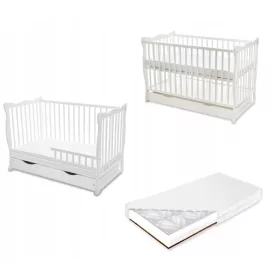   Gyerek faágy - Cot Julia Deluxe Tapczanik kanapé + GPK matrac