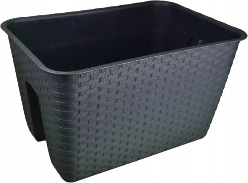  Prosperplast virágcserép 39,6 cm x 27,2 x 22,5 cm műanyag antracit
