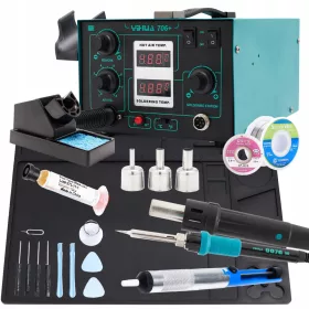   2 az 1-ben forrasztópáka (meleg levegő és hegy) Yihua 706 640 W