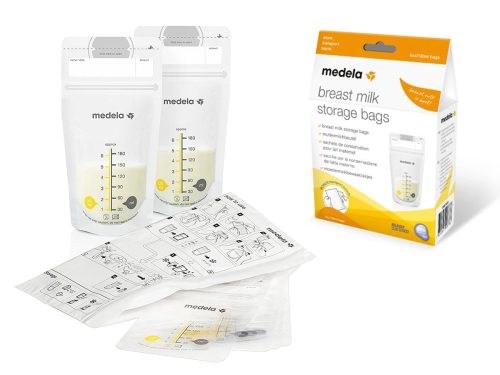 Tartály harapnivalókhoz - Medela élelmiszer -tároló táskák 50 db