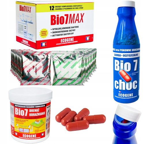  Bio7 Max 2kg + Bio7 CHOC + Bio7 Drainage Complete
