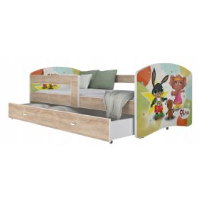   Egyszemélyes ágy gyerekeknek - MIDI MIDI BEIGE Color Forest Circuit!