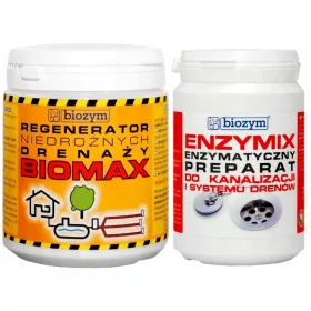   Szennyvíztisztító - Baomax + enzyMix eltömődött vízelvezető regenerátor