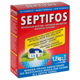   Szennyvíztisztító - Por előkészítése szeptikus tartályokhoz