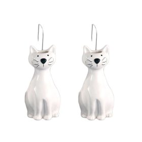   Párásító, légtisztító - 2x kerámia macska párásító egy hűtőhöz