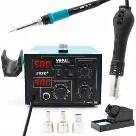   2 az 1-ben forrasztópáka (meleg levegő és hegy) Techrebal 740 W