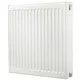 Acéllemez radiátor Diamond 1250 W fehér 600 x 600 x 108 mm - oldalsó csatlakozás