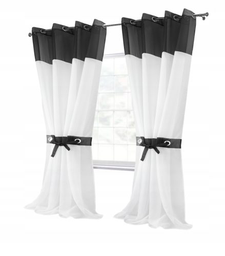 Kész függöny - Klasszikus voile függöny 150 cm x 250