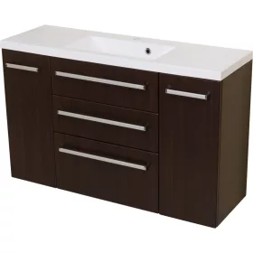    Fürdőszoba szekrény mosdóval Gante Fokus wenge 120x39x72 cm