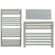  Hydro-Mat 588 W-os vizes fürdőszobai radiátor 530 x 980 mm króm, szürke