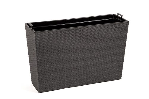  Téglalap alakú virágcserép Lamela LA629-50 szürke 56x19x36,5 cm