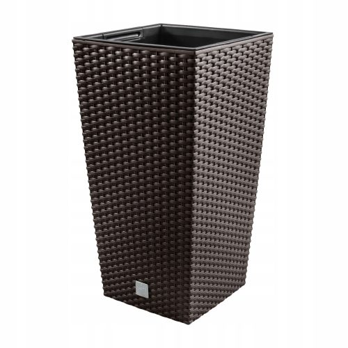  Prosperplast virágcserép 22,5 cm x 22,5 x 42,1 cm átmérőjű 22,5 cm műanyag barna és bézs árnyalatú