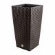  Prosperplast virágcserép 22,5 cm x 22,5 x 42,1 cm átmérőjű 22,5 cm műanyag barna és bézs árnyalatú