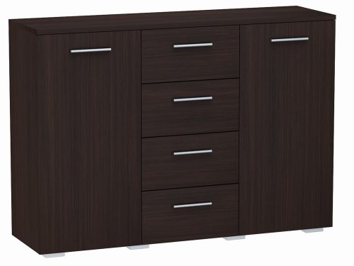  Matkam Helena komód 120 x 35 x 84,5 cm matt wenge