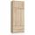 SZEKRÉNY S 90cm 2D 2SZ SONOMA + FELSŐ