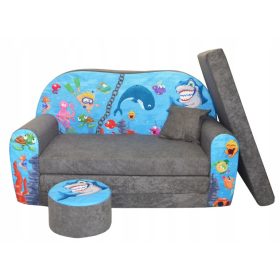   Gyerek kanapé - Kanapé kanapé ágy gyermekeknek, akik összehajtogatják az óceánt II -t