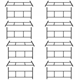 FRAME Varsó állványkészlet 16 keretből