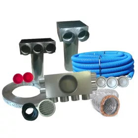   Légcsatorna - REKUPERÁCIÓS készlet 120 m2-ig REKUPERÁCIÓ