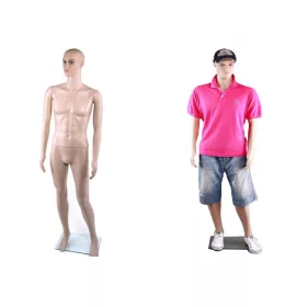 M2 bézs színű férfi bemutató manöken