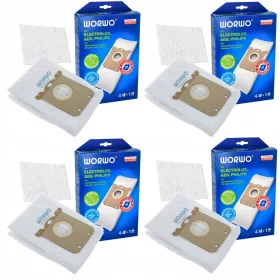    Szintetikus porszívótáska E201SM E201B E201S FC8021 S-BAG 16 db.