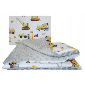   Baba takaró - Takaró takaró minky 100x135 + óvodai párna