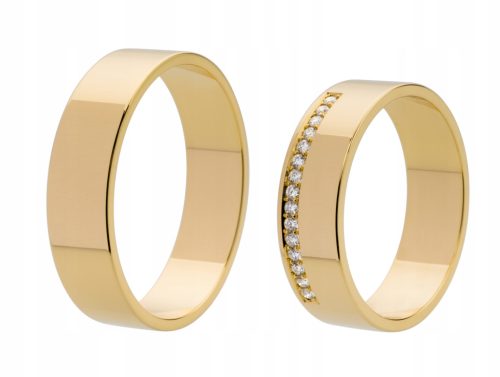  585 ARANY Jegygyűrű 15 GYÉMÁNTTAL 0,15 ct