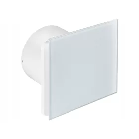   Fürdőszoba ventilátor - Ventilátor Silent TRAX 100 FEHÉR ÜVEG SZELEPTEL