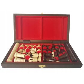    Sakk + fa dáma 2 az 1-ben asztalos és esztergálás K. Syc