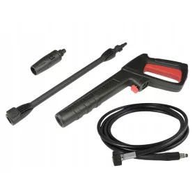   Készlet magasnyomású mosókhoz - Lanca pisztoly fúvóka alátét fekete deszkáló kígyó 5m